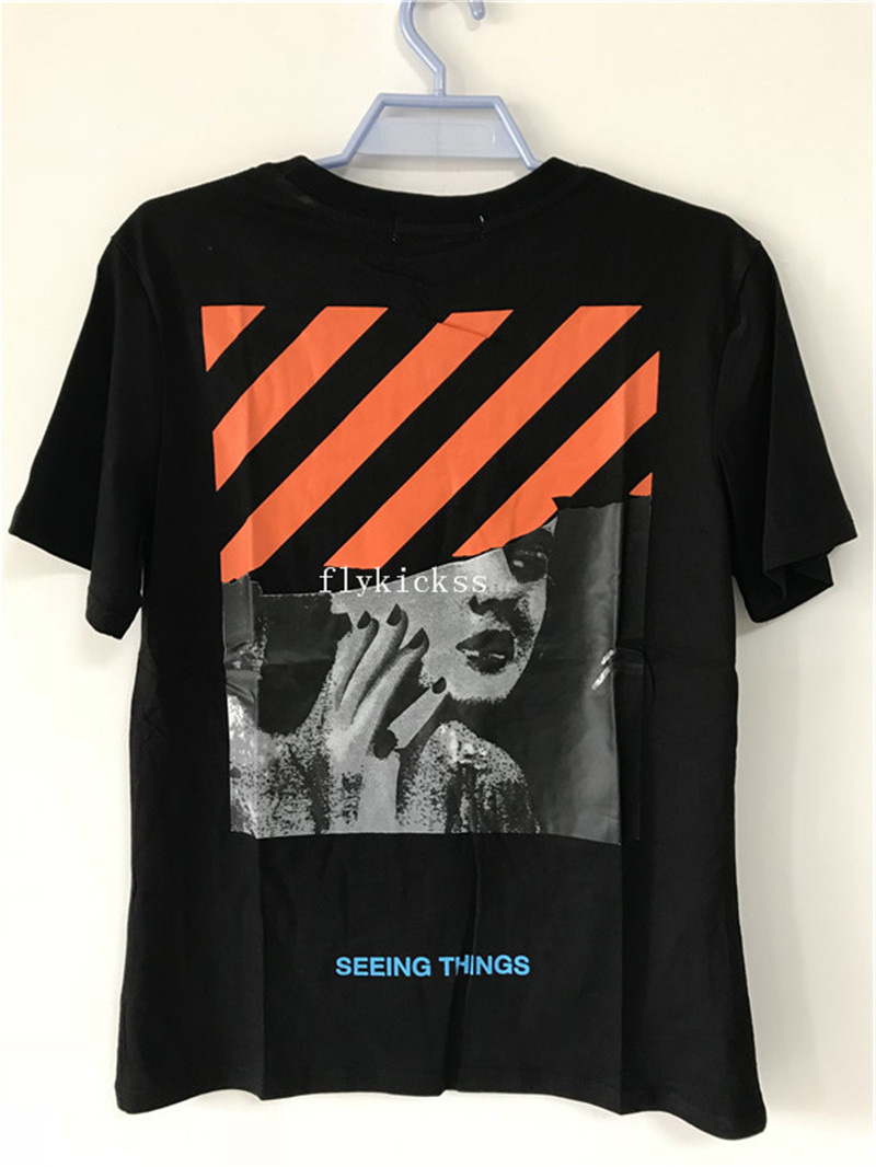 Off White Seeing Things Black Shirt